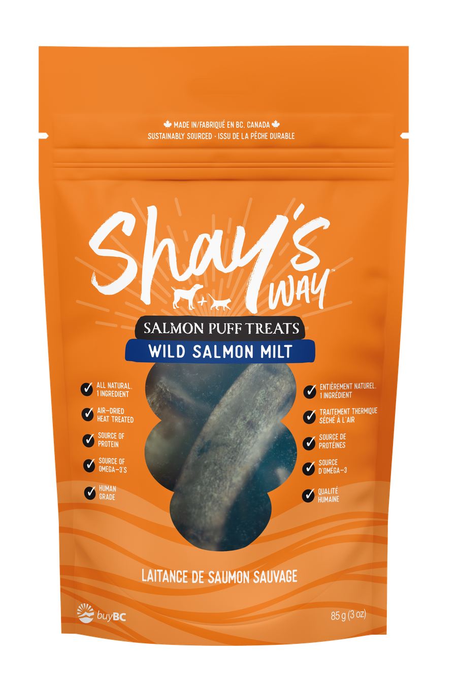Salmon Milt Puffs product