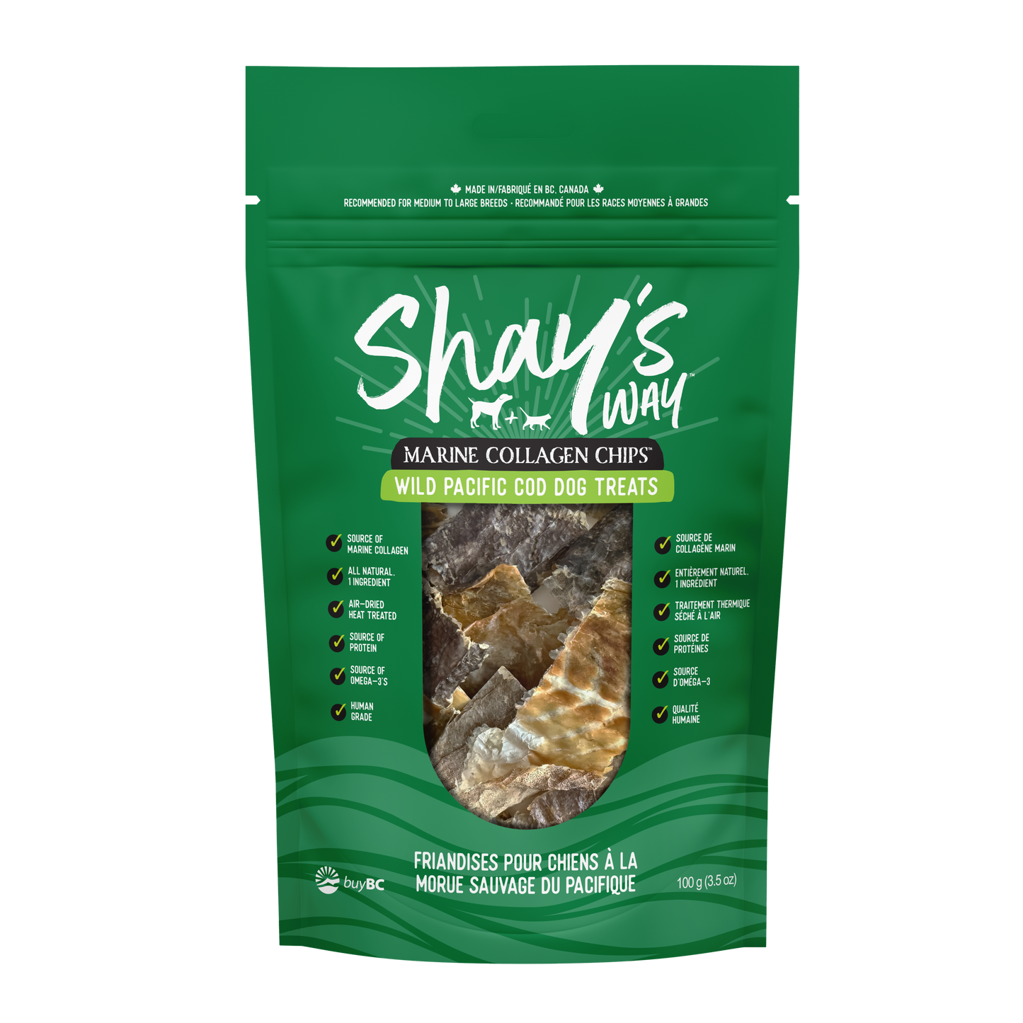 Marine Collagen Chips – Wild Pacific Cod Skins