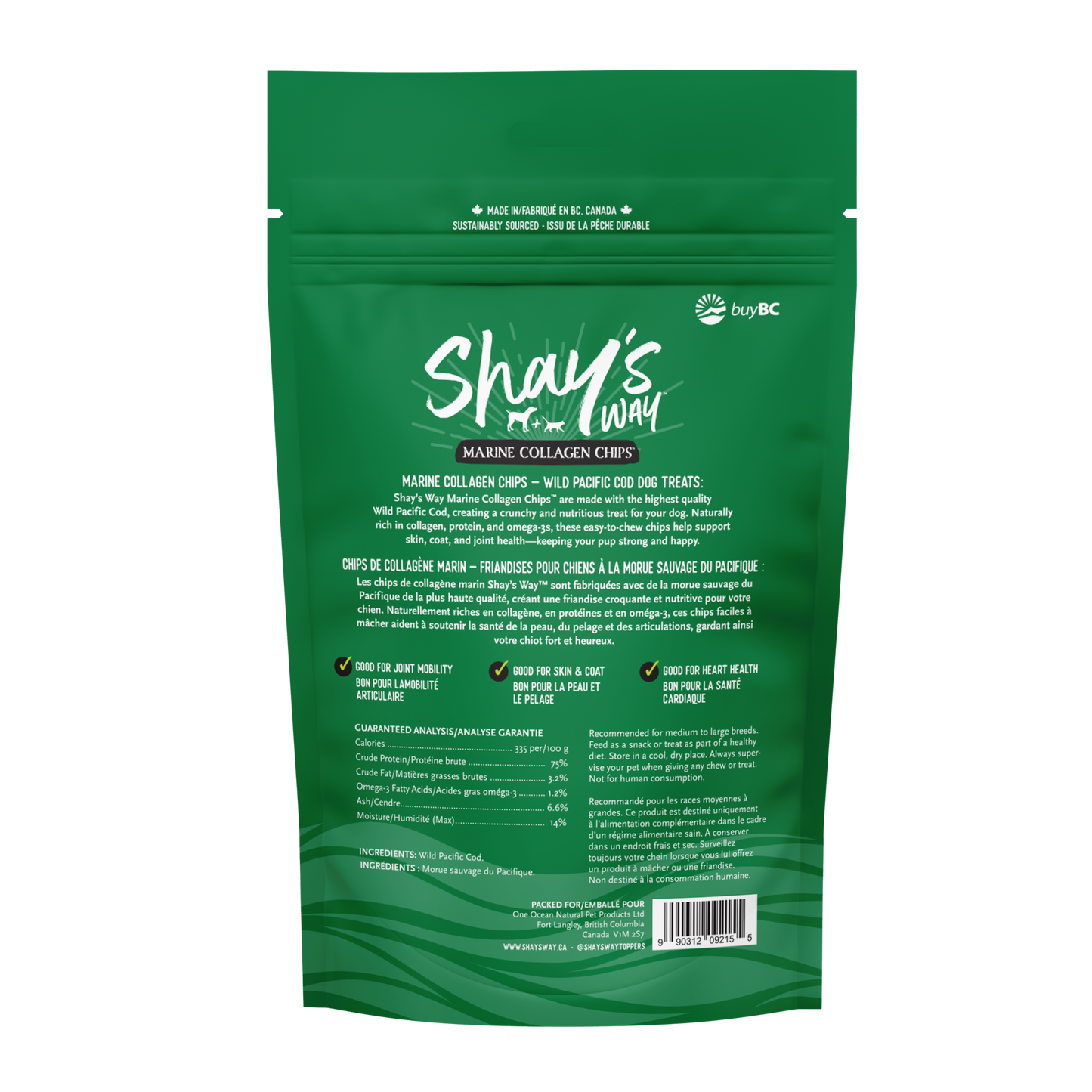 Marine Collagen Chips – Wild Pacific Cod Skins