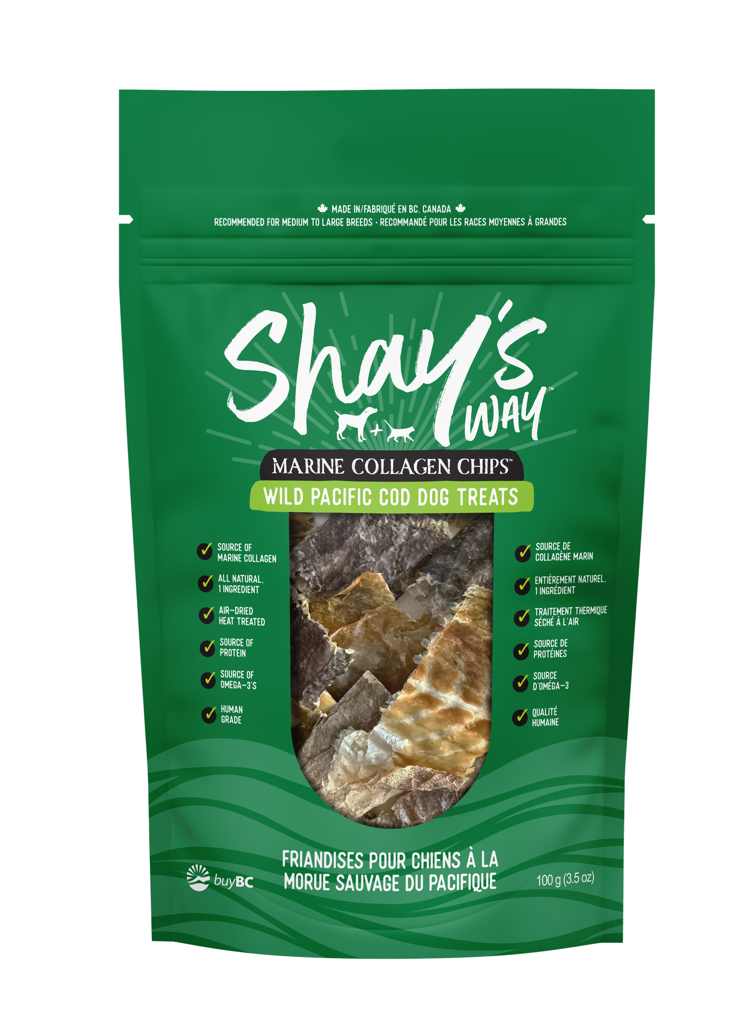 Collagen Chips – Wild Pacific Cod Skins