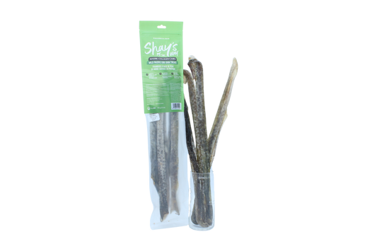 Wild Pacific Cod Marine Collagen Canes for Dogs — Air-Dried, Single Ingredient Treats, 100g | Shay's Way