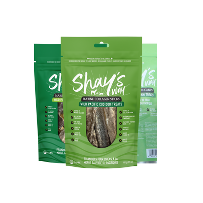 Shay's Way Collagen Chew Trio — Chips, Sticks & Canes bundle